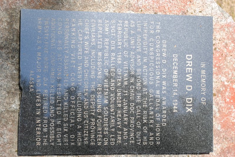Drew Dix plaque