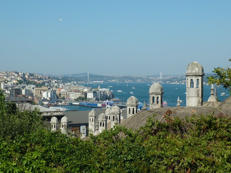 Bosphorus view from the mosque