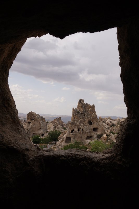 Looking out over Göreme open air museum