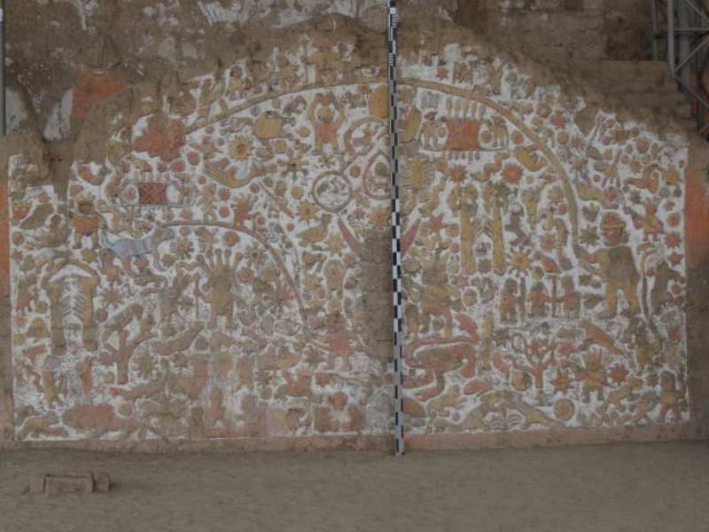 Trujillo - Fresco in Huaca de la Luna