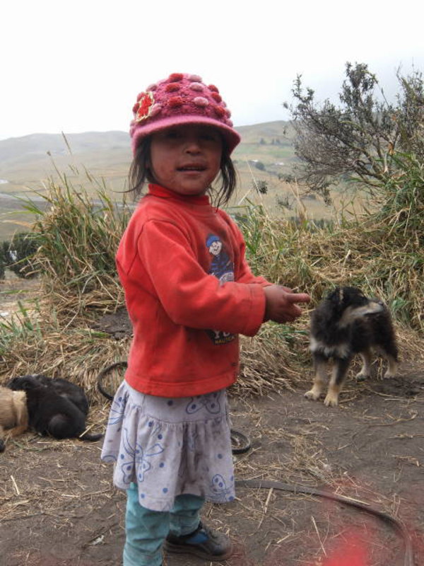 Quilotoa - girl