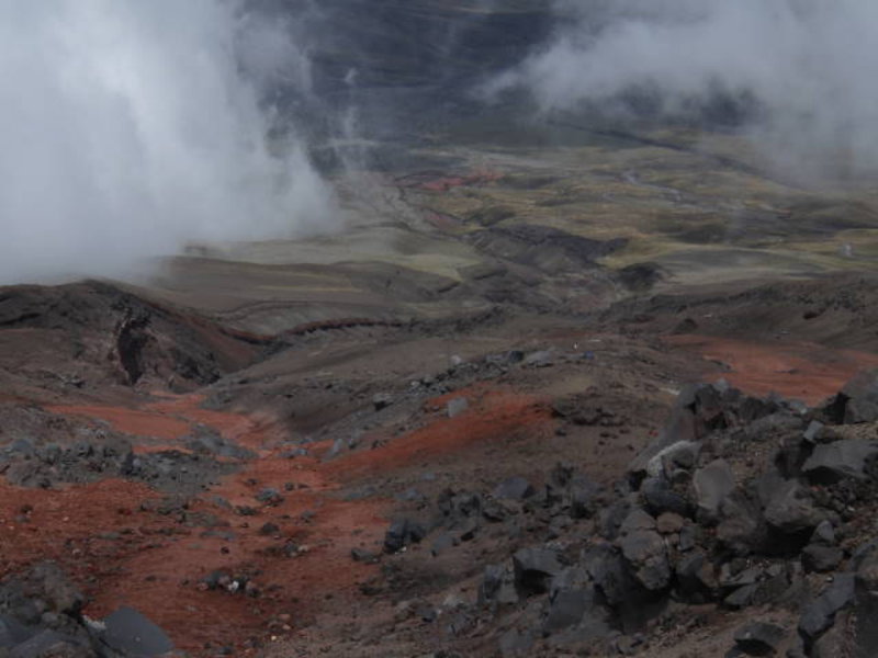 Cotopaxi - the view down