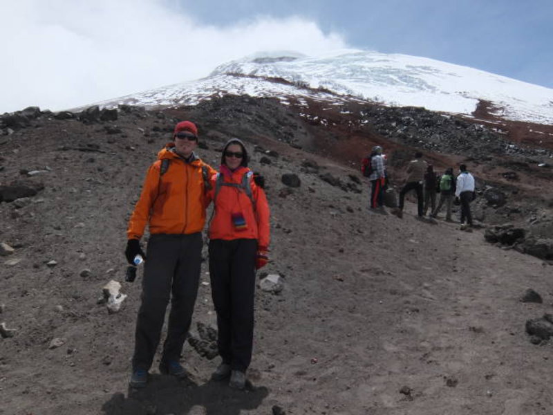 Cotopaxi - the peak of the mountain
