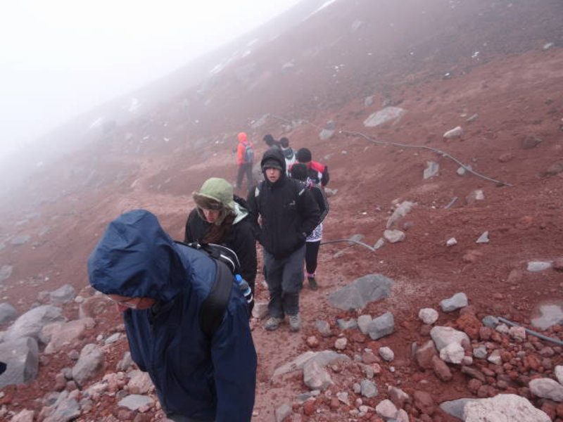 Cotopaxi - A crowded trail