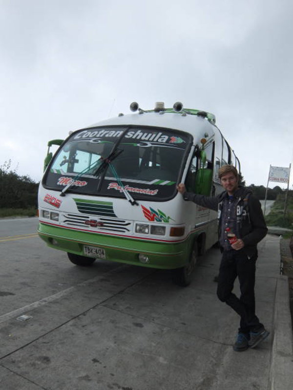 Our bus to San Agustin