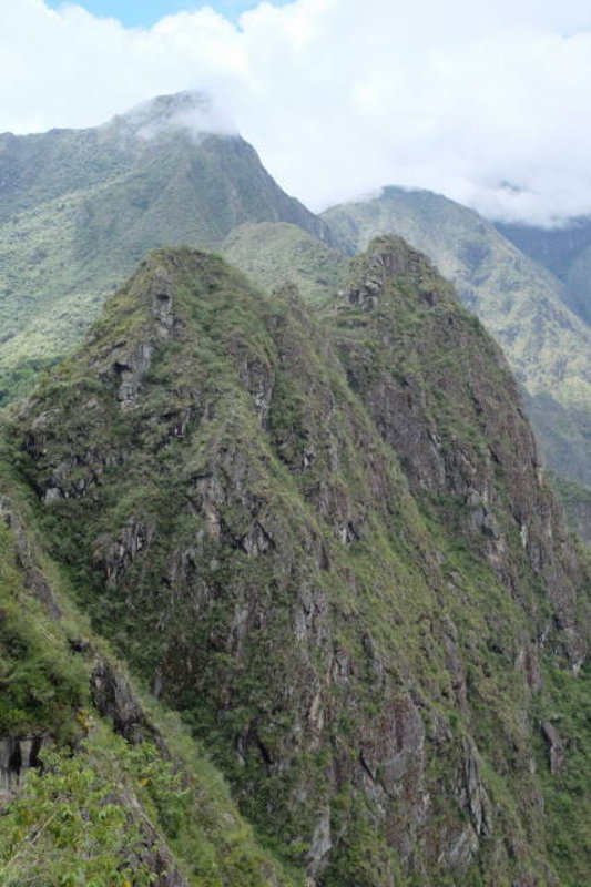 Machu Picchu - the terrain around Machu Picchu