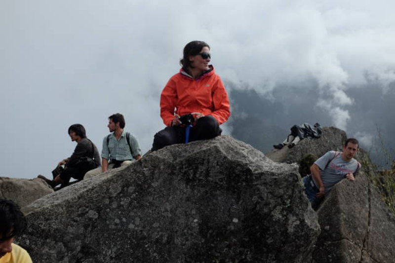 Machu Picchu - at the top of Wayna Picchu