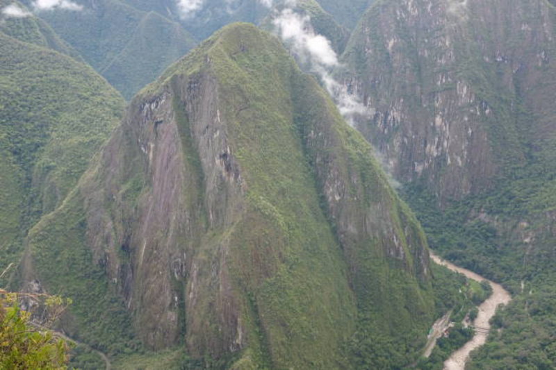 Machu Picchu - the landscape from above