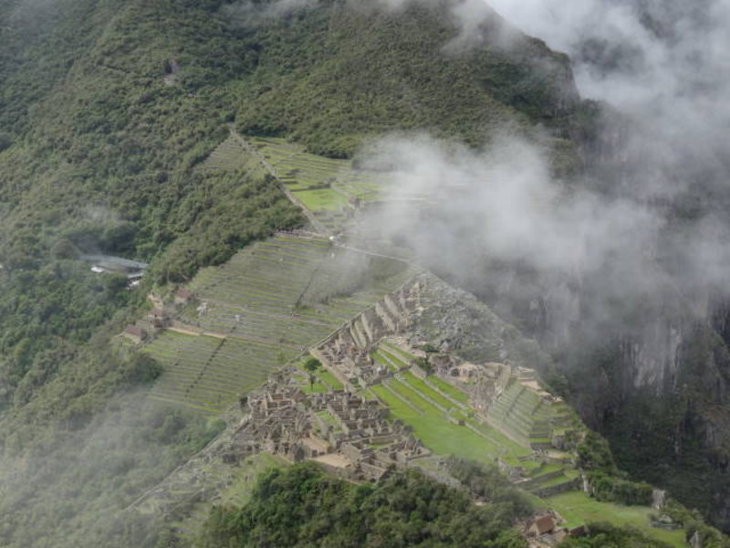 Machu Picchu - above the city 2