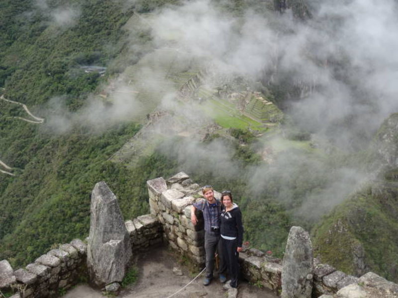 Machu Picchu - above the city