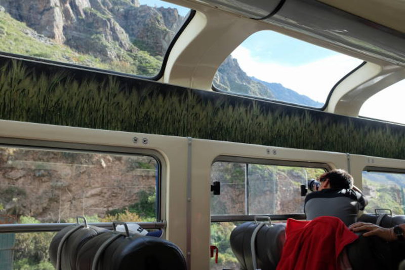 Machu Picchu - view from the train ride 2