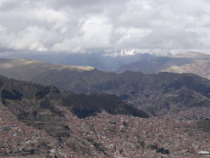 La Paz - view over the city