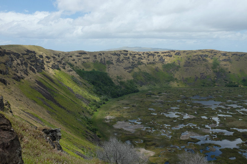 Rano Kau crater - too big to fit in a photo