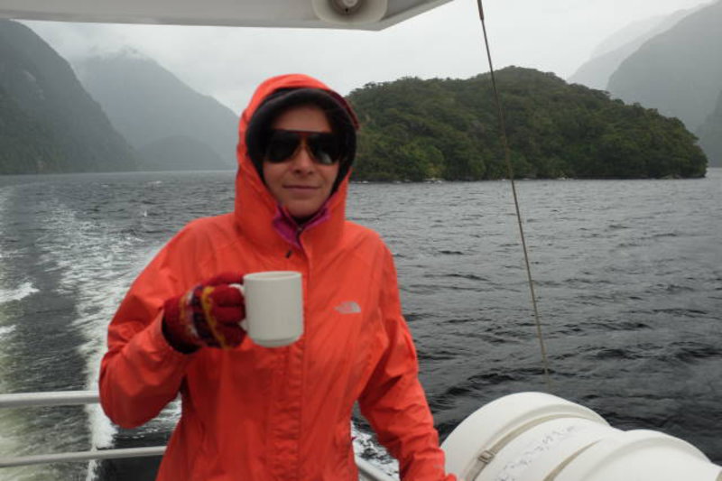 Doubtful Sound - enjoying the boat trip