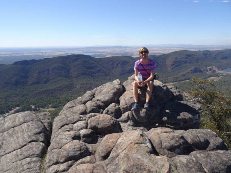 Grampians National Park - the summit of our biggest hike in Australia so far