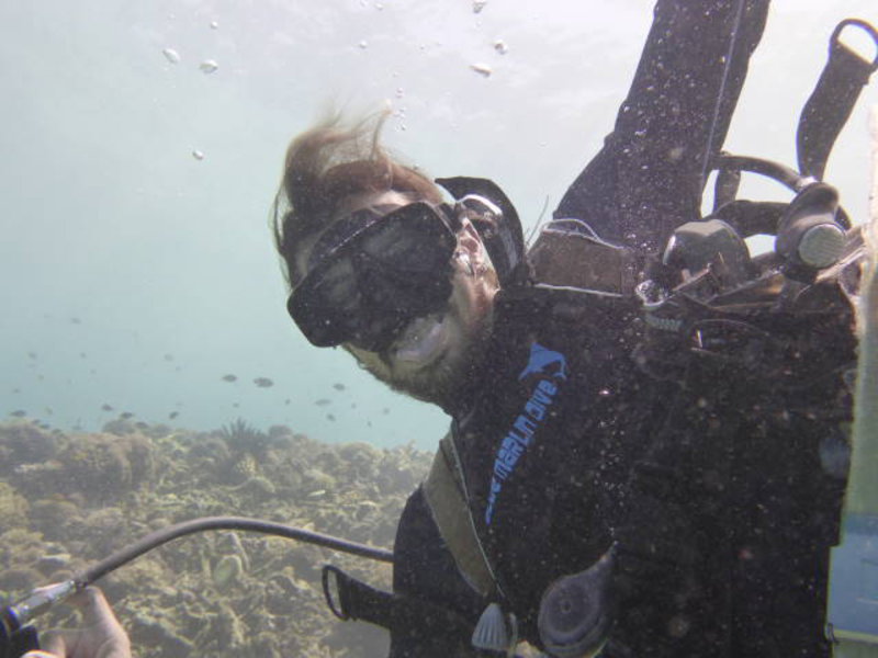 Gili Meno - our diving instructor Nico