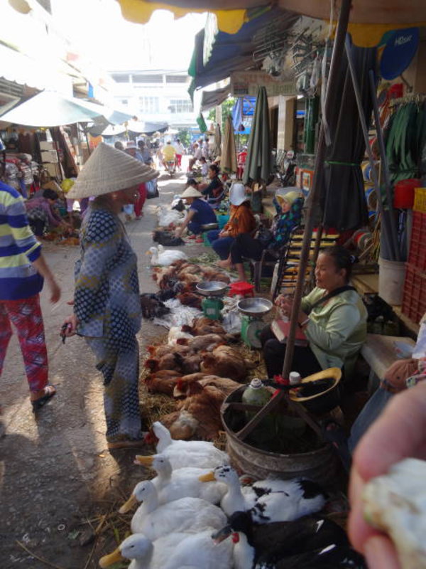 Mekong delta - at the market