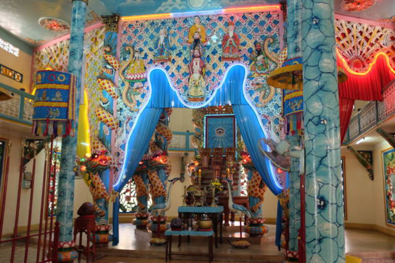 Mekong delta - the kitschy temple
