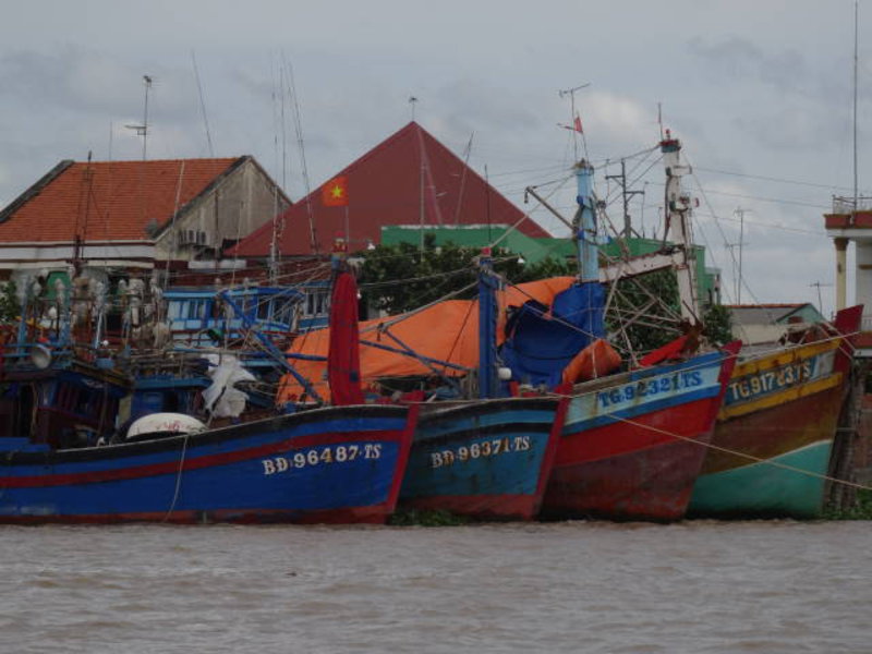 Mekong delta - fishing boats