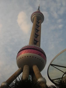 the Oriental Pearl TV Tower