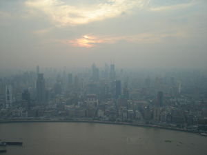 Shanghai at dusk