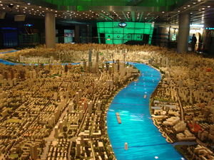 model of Shanghai at urban planning centre
