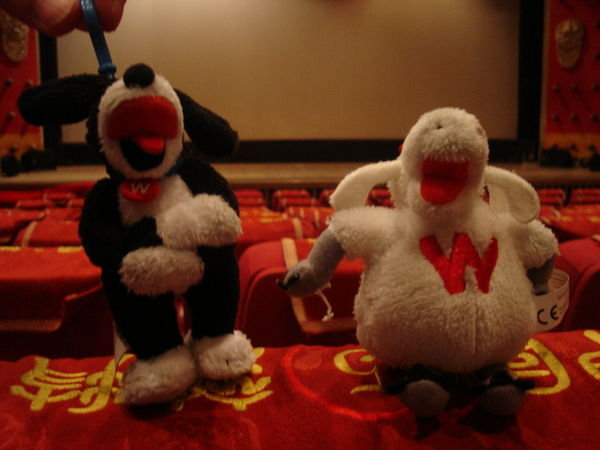 woolly and woof at the theatre