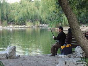 music man in Luxun park - Shanghai