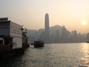 the Star Ferry coming in