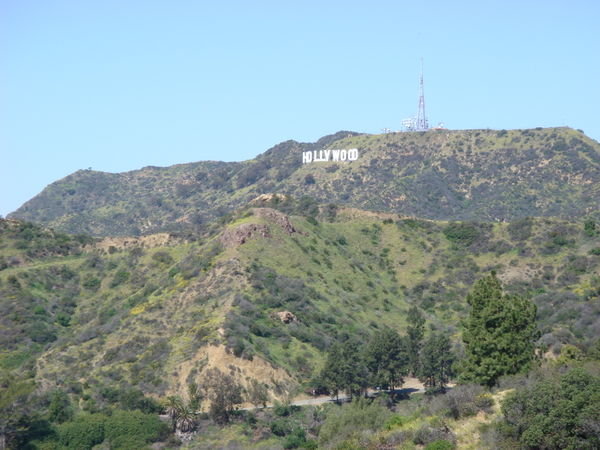 we hiked to the Hollywood sign