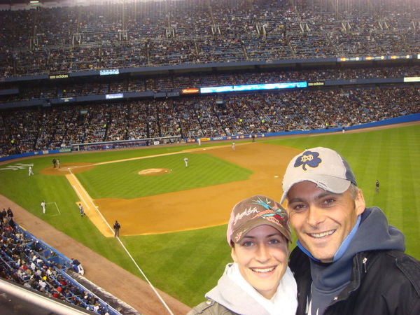 we're at Yankee Stadium in New York!