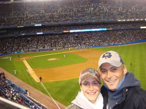 we're at Yankee Stadium in New York!
