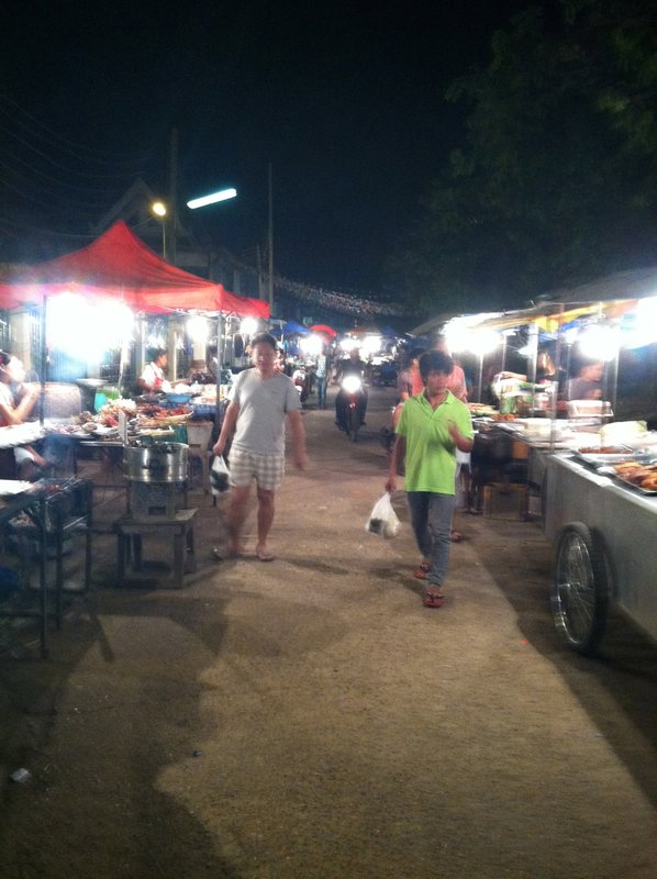 The night market of Vientiane 