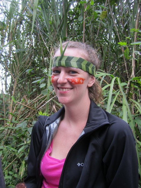 Melissa as a jungle queen!