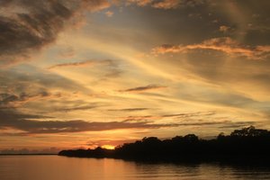 sunset Amazonas