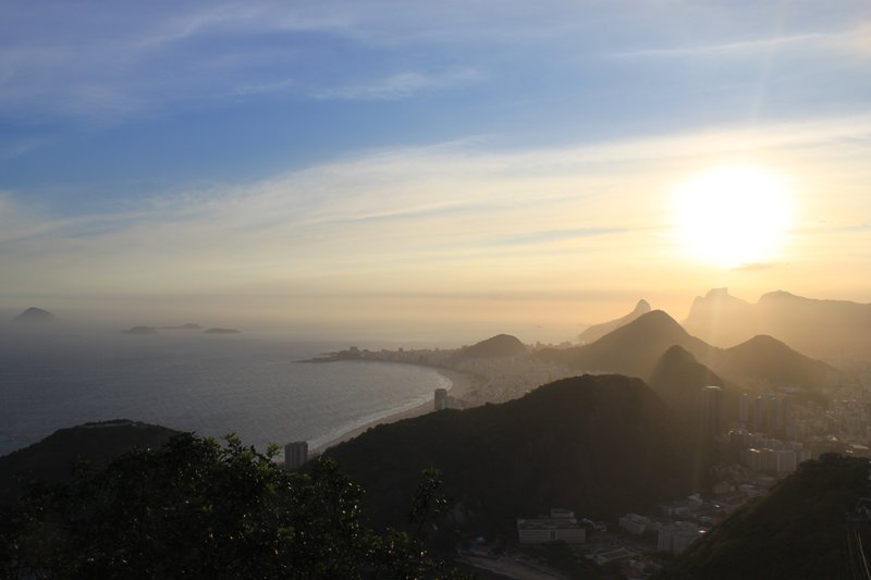 Rio, sunset