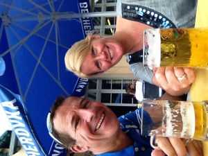 Beer Break after Pillnitz Palace Tour