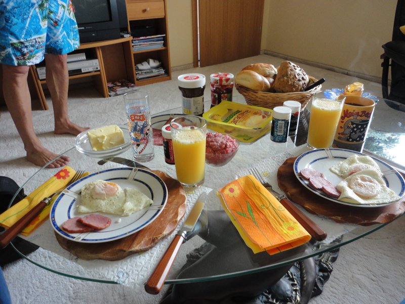 Breakfast spread