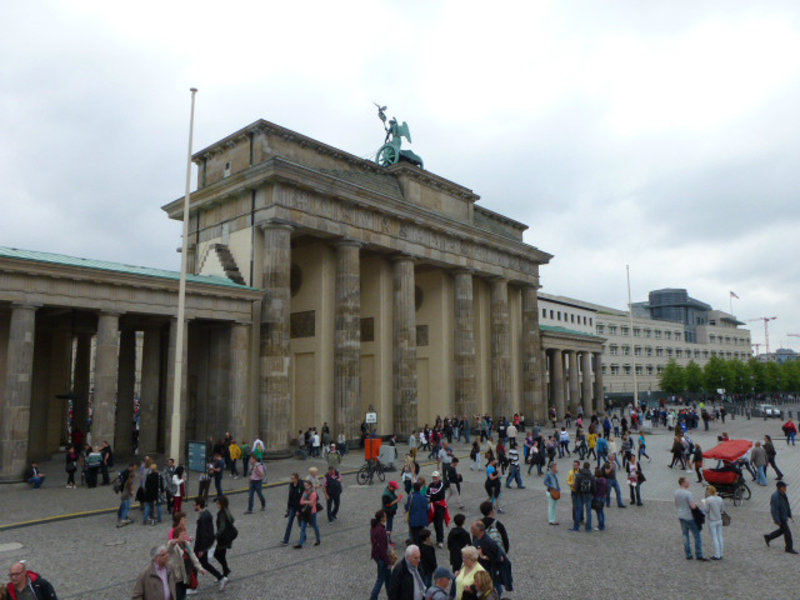 Other side of Brandenburg Gate