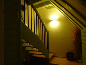 stairs to third level