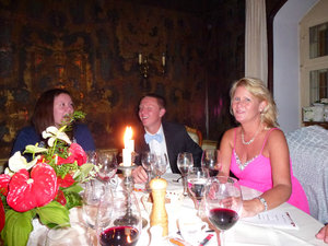 Wedding dinner at Hotel Waldschanke