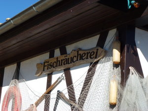 Fish house (Fischraucherei) for lunch