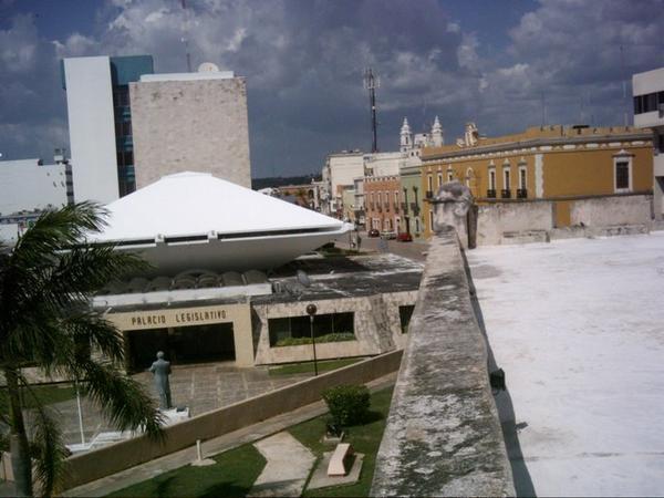 Campeche centre from Museum roof