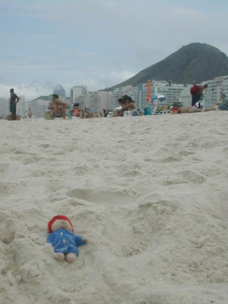 Celebrity on Copacabana Beach !