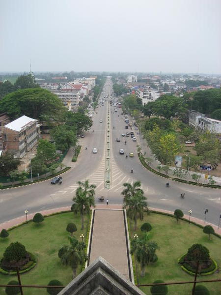 View from Patouxai - Vientiane