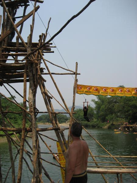 Dodgy Bamboo Riverside Structures!