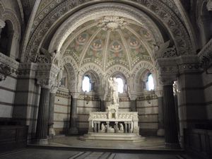 Inside (actually under) the basilica de fourvierre