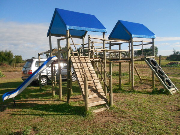 Play area at Inkanyezi Creche
