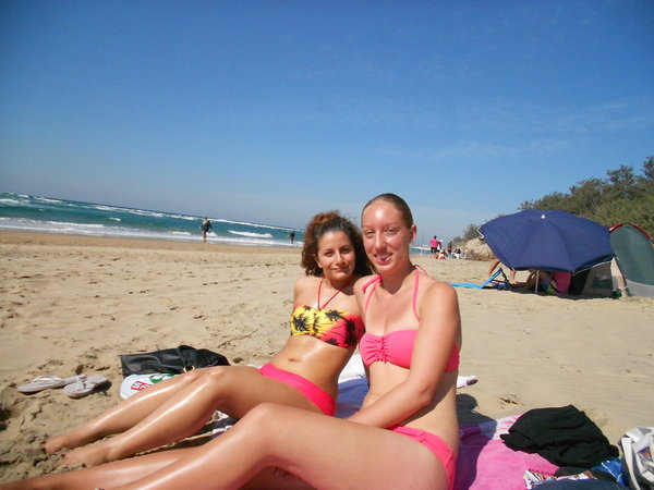 Sarah and me at Cape Vidal :o)