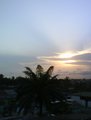 Early evening sky in Accra
